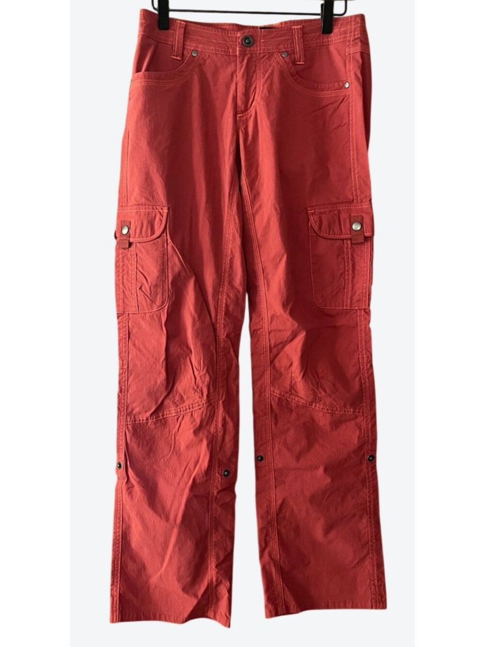 Kuhl Women's Splash Size 4 Red Roll Leg Cargo Hiking Pants 29" x 32"